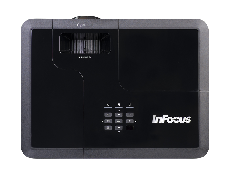 INFOCUS IN138HDST DLP,4000ANSILm,FullHD(1920x1080),28500:1,0.499:1,3.5mmin,VGA,HDMI1.4ax3(поддержка3D),USB-A(клав.,мышь),12Vtrigger,лампа15000ч.(ECOmode),Monitorout(VGA),RS232,RJ45,21дБ,3.2кг