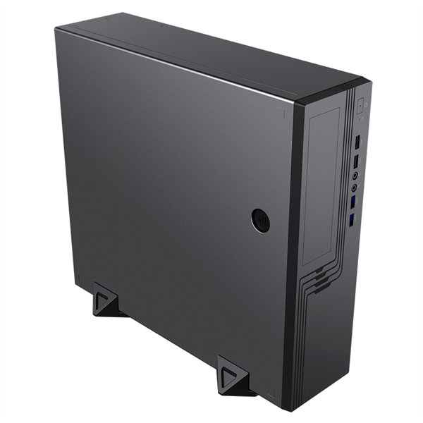 Slim Case Powerman EL555 Black PM-450TFX,80+Bronze U3.0*2+U2*2+2*combo Audio: fan 9cm; intrusion switch mATX, Mini-ITX