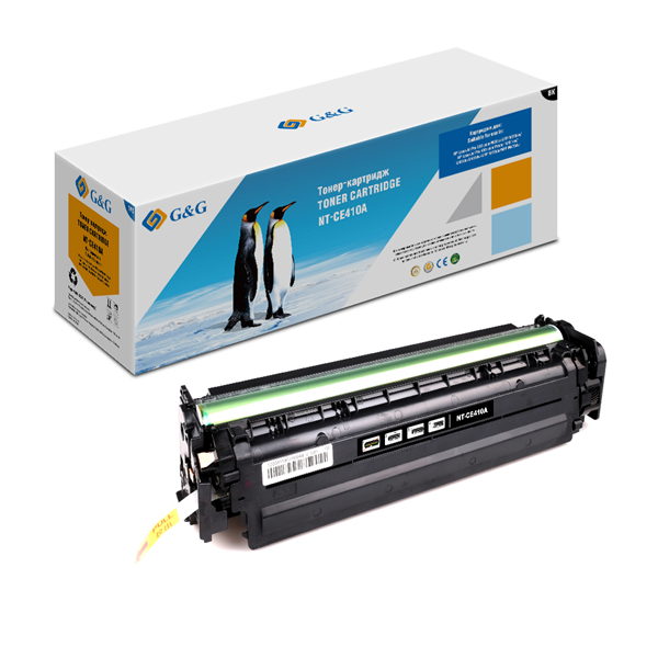 Cartridge G&G 305A для HP CLJ M351/M375/M451/M475, с чипом (2200стр.) (аналог CE410A)
