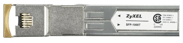 SFP-трансивер Zyxel SFP-1000T с портом Gigabit Ethernet (1000Base-T), 100 м