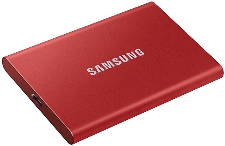 SSD Samsung T7 External 2Tb RED USB 3.2 (MU-PC2T0R/WW) 1year
