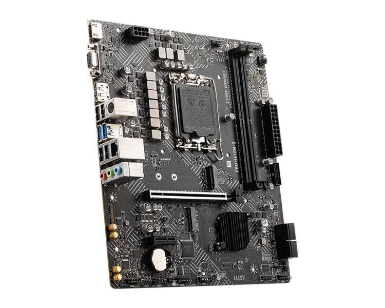 MSI PRO H610M-G DDR5 s1700,2DDR5,1PCI-Ex16,1PCI-Ex1,2M.2(KEY M+KEY E),4SATA, mATX, RTL