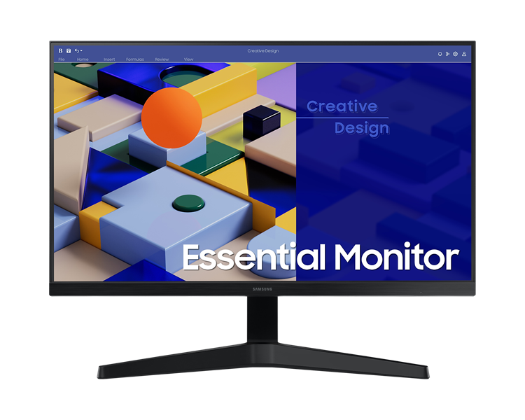 Samsung 27" Essential S3 S27C310EAI IPS LED 16:9 1920x1080x75Hz 5ms 250cd 1000:1 178/178 D-SUB HDMI VESA Tilt Black