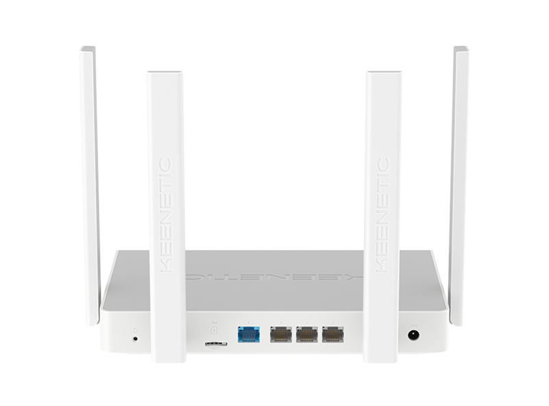 Keenetic Skipper 4G (KN-2910), Гигабитный интернет-центр с модемом 4G, Mesh Wi-Fi 5 AС1200, 4-портовым Smart-коммутатором и многофункциональным портом USB