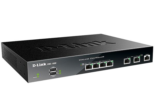 D-Link PROJ Беспроводной контроллер для управления 12/66 точками доступа, 6x1000Base-T, 2xUSB, консольный порт RJ-45