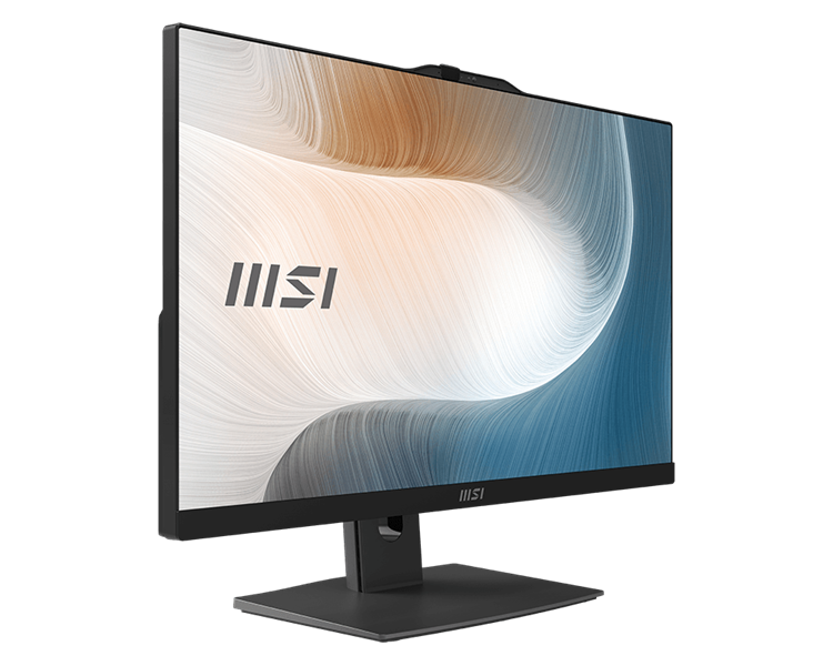 MSI Modern AM242P 12M AiO 23,8" FHD (1920x1080)IPS AG Non-touch, Core i5-1240P (1.7GHz), 8Gb DDR4, 512GB SSD M.2, Intel UHD, WiFi, BT, camera, WirelessKB&mouse Eng/Rus, No OS,1y,Black