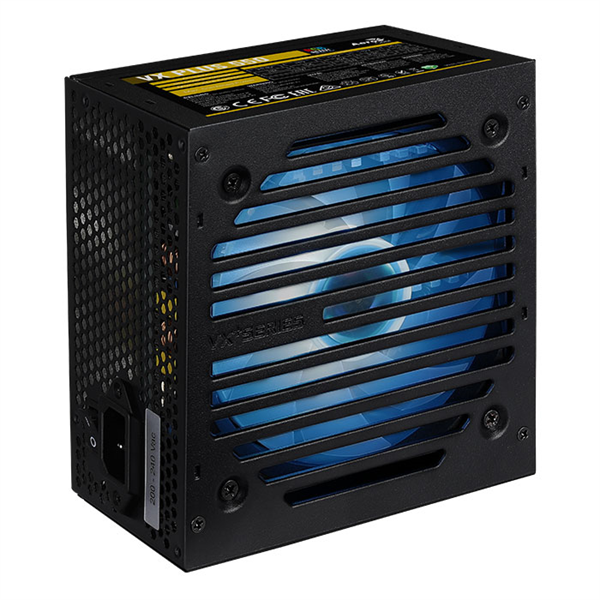 Aerocool VX Plus 550 RGB 550W, ATX v2.3, RGB Fan 12cm, 500mm cable, Retail