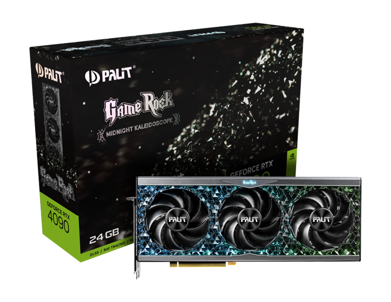 PALIT NED4090019SB-1020G RTX4090 GAMEROCK 24GB GDDR6X 384bit 3-DP HDMI
