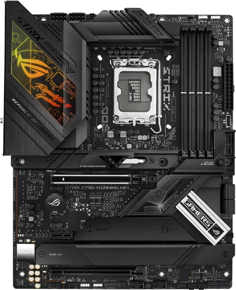 ASUS ROG STRIX Z790-H GAMING WIFI, LGA1700, Z790, 4*DDR5, 4*SATA, 4*M.2, 6*USB 3.2, 2*USB 2.0, Type-C, 2*PCIx16, 1*PCIx1, DP+HDMI, ATX; 90MB1E10-M0EAY0