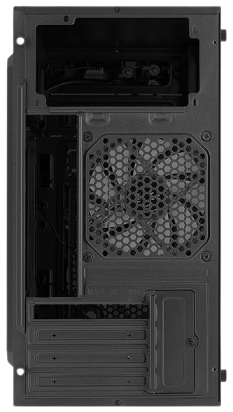 Aerocool Cs-107-A-BK-v2 (mATX, без БП, Window, USB3.0 x1, USB2.0 x1, 12cm FRGB fans x3)