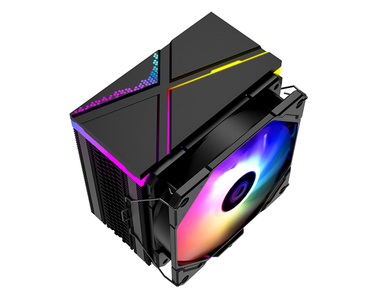 ID-COOLING SE-234-ARGB V2 LGA20XX/1700/1200/115X/AM5/AM4 (10шт/кор, TDP 200W, PWM, 4 тепл.трубки прямого контакта, FAN 120mm, Addressable RGB LED) RET