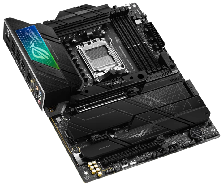 ASUS ROG STRIX X670E-F GAMING WIFI, AM5, X670, 4*DDR5, 4*SATA, 4*M.2, 7*USB 3.2, 2*USB 2.0, Type-C, 2*PCIx16, 1*PCIx1, DP+HDMI, ATX; 90MB1BA0-M0EAY0