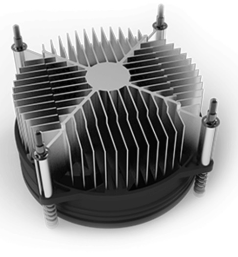 Cooler Master i50 STD LGA1700, FAN 9225 nonLED 2200RPM 3pin, All Aluminum, 65W