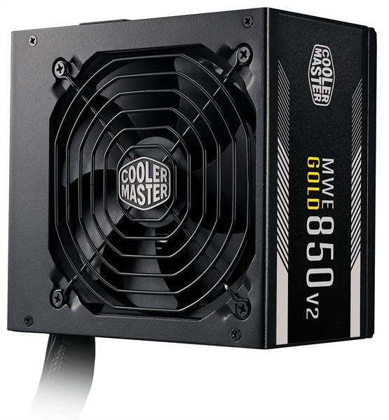 Cooler Master MWE Gold 850 V2, 850W, ATX, 120mm, 24pin, 12xSATA, 4xPCI-E(6+2), APFC, 80+ Gold