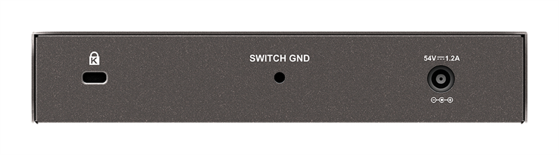D-Link Неуправляемый PoE-коммутатор, 8x1000Base-T (4x1000Base-T PoE), PoE-бюджет 80 Вт, корпус металл