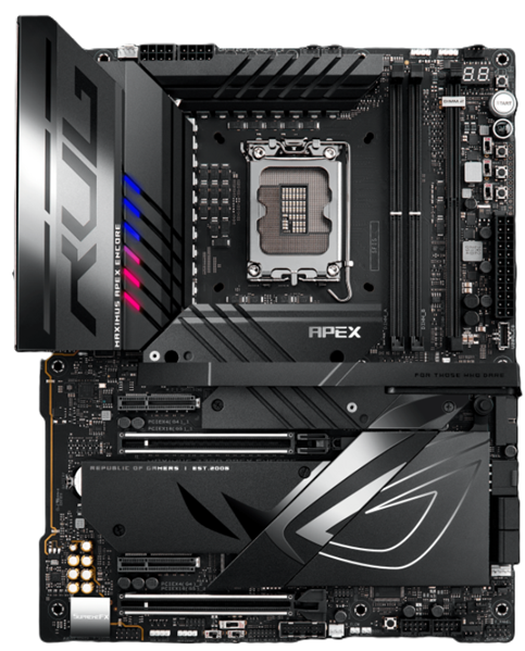 ASUS ROG MAXIMUS Z790 APEX ENCORE, LGA1700, Z790, 2*DDR5, 4*SATA, 5*M.2, 9*USB 3.2, Type-C, 2*PCIx16, 2*PCIx4, ATX; 90MB1FX0-M0EAY0