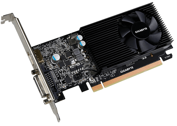 GIGABYTE GT1030 2GB LP//GT1030, HDMI, DVI, 2G,D5