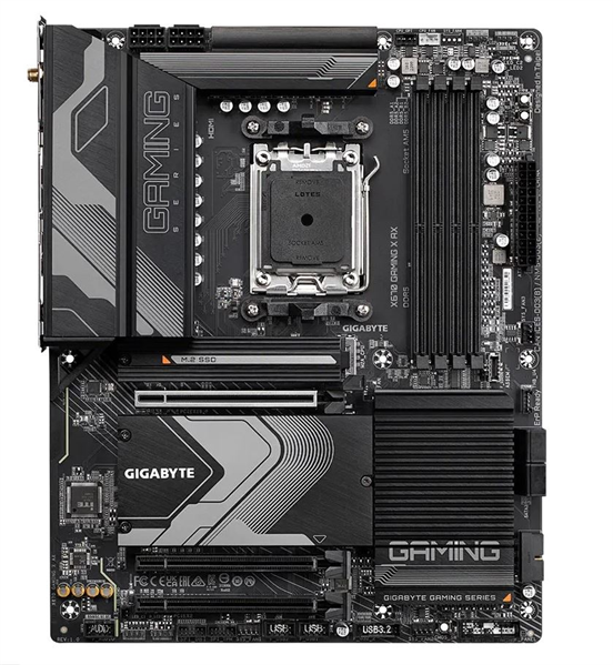 GIGABYTE X670 GAMING X AX, AM5, X670, 4*DDR5, 4*SATA, 4*M.2, 8*USB 3.2, 4*USB 2.0, Type-C, 3*PCIx16, HDMI, ATX
