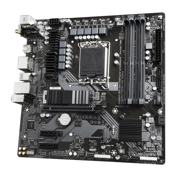 GIGABYTE B760M DS3H AX DDR4, LGA1700, B760, 4*DDR4, 4*SATA, 2*M.2, 3*USB 3.2, 2*USB 2.0, Type-C, 1*PCIx16, 2*PCIx1, HDMI+2*DP, mATX