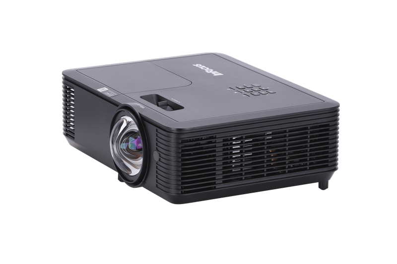 INFOCUS IN118BBST DLP,3400 lm,FullHD,30 000:1,(0.5:1)-короткофокусный,2xHDMI 1.4,VGA in,VGA out,S-video,USB-A(power),3.5mm audio in,3.5mm audio out,RS232,лампа до 15000 ч.,1x10W,2.9 кг