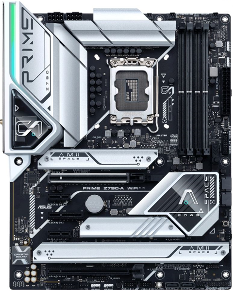 ASUS PRIME Z790-A WIFI, LGA1700, Z790, 4*DDR5, 4*SATA, 4*M.2, 7*USB 3.2, Type-C, 2*PCIx16, 1*PCIx4, 2*PCIx1, DP+HDMI, ATX; 90MB1CS0-M1EAY0