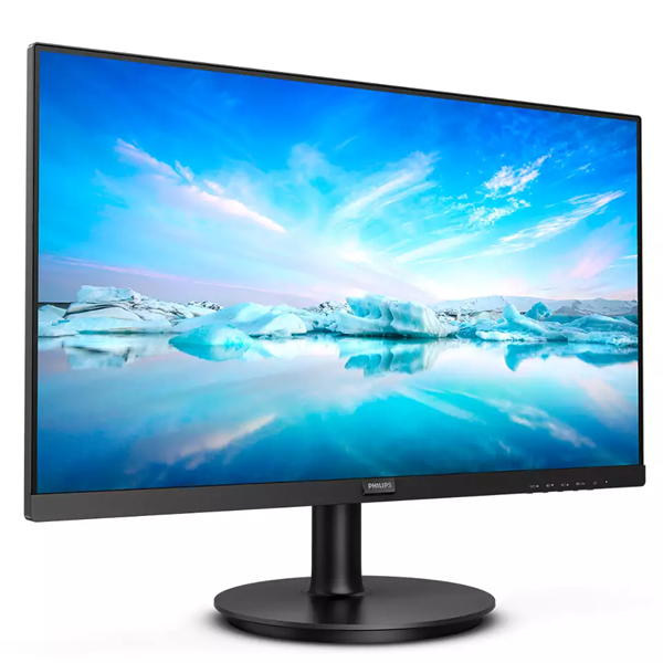 21,5" Philips 222V8LA 1920x1080@75Гц VA LED LED 16:9 4ms VGA DP HDMI Mega Infinity DCR 3000:1 178/178 250cd 2*Speakers 2Вт Tilt Black