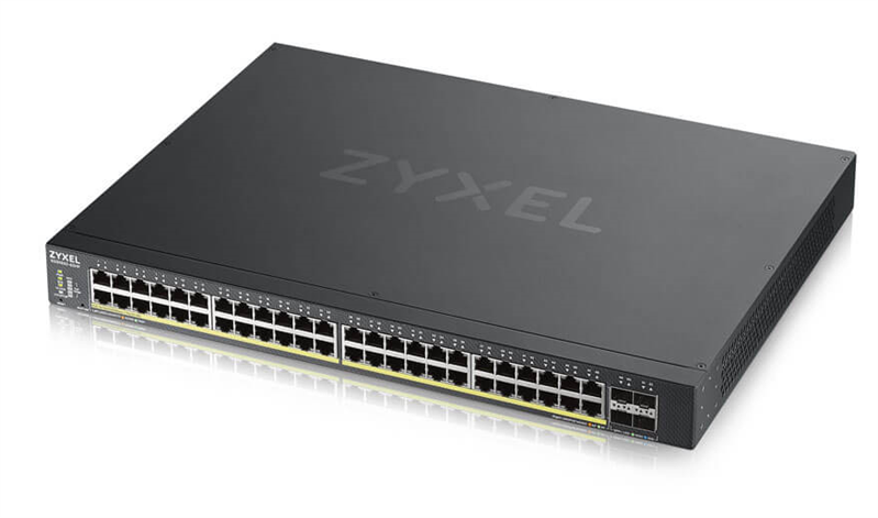 Smart L3 Lite коммутатор PoE+ Zyxel NebulaFlex XGS1930-52HP, rack 19", 48xGE PoE+, 4xSFP+, бюджет PoE 375 Вт