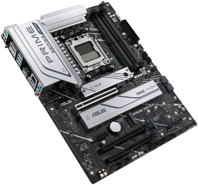 ASUS PRIME X670-P-CSM, AM5, X670, 4*DDR5, 6*SATA, 3*M.2, 7*USB 3.2, 2*USB 2.0, Type-C, 4*PCIx16, 1*PCIx1, DP+HDMI, ATX