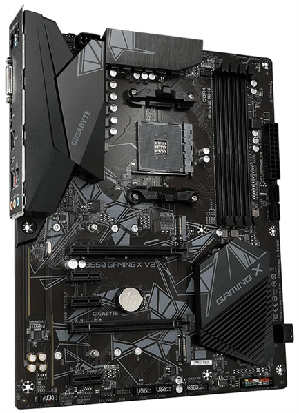GIGABYTE B550 GAMING X V2, AM4, B550, 4*DDR4, 4*SATA, 2*M.2, 4*USB 3.2, 2*USB 2.0, 2*PCIx16, 3*PCIx1, HDMI+DVI, ATX