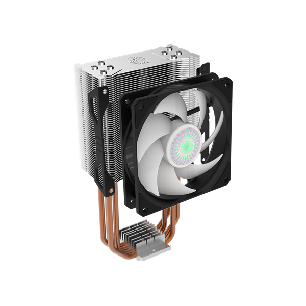 Cooler Master Hyper 212 Spectrum V2 (150W, 4-pin, 157mm, tower, Al/Cu, RGB, fans: 1x120mm/62CFM/27dBA/1800rpm, 1200/115x/AM4)
