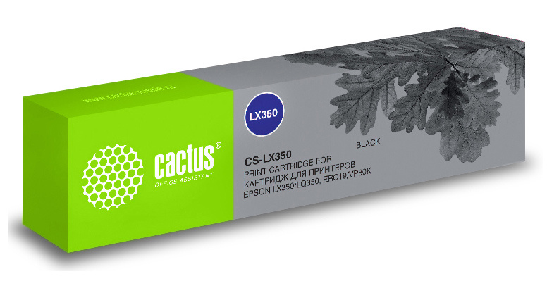 Cactus CS-LX350 черный для Epson LX350/LQ350/ERC19/VP80K
