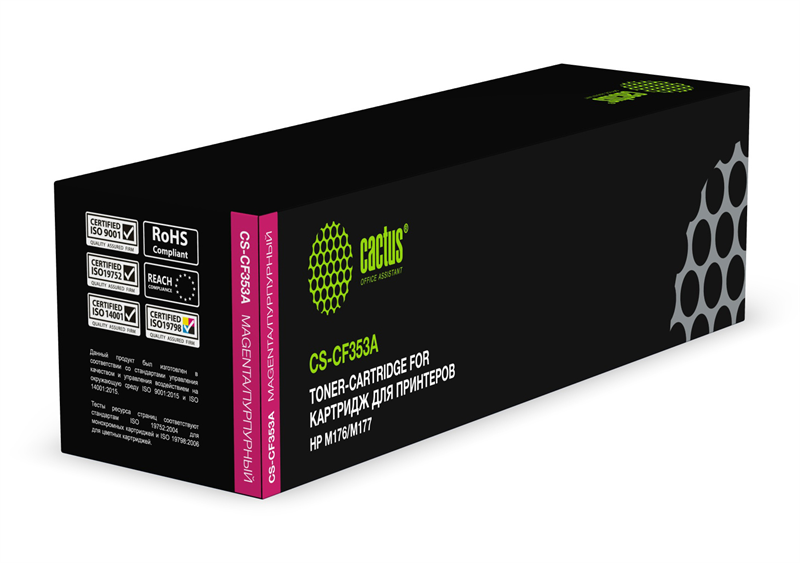 Cactus CS-CF353A CF353A пурпурный (1000стр.) для HP M176/M177