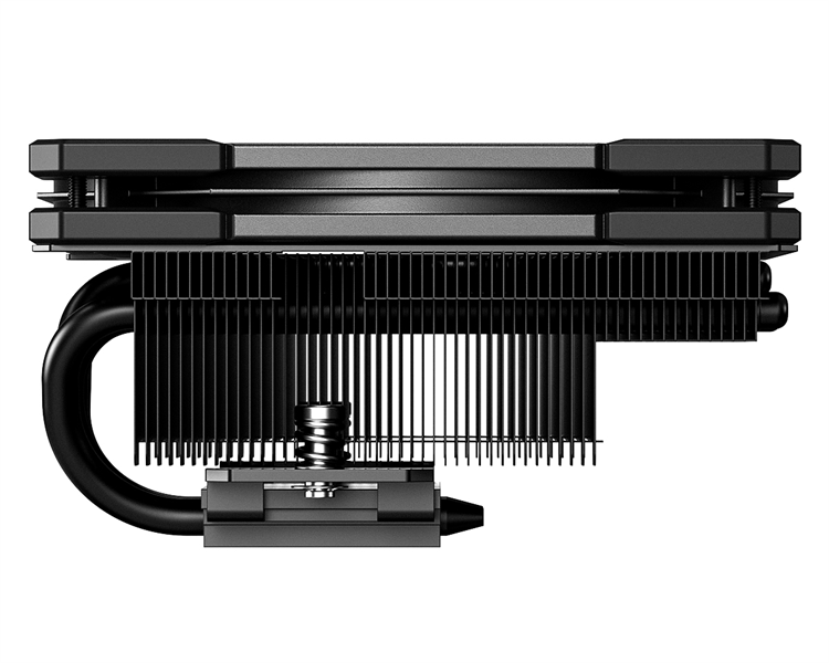 ID-COOLING IS-65-XT BLACK LGA1700/1200/115X/AM5/AM4 низкопрофильный высота 65mm (18шт/кор, TDP 125W, PWM, 4 тепл.трубок + медная база, FAN 120mm, черный) BOX