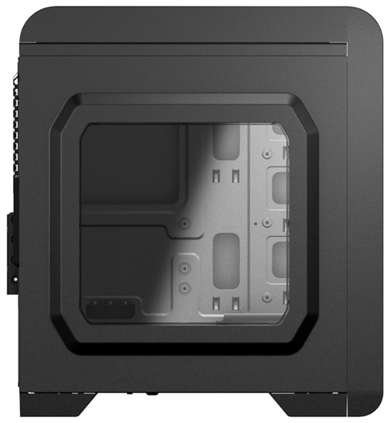 Aerocool Qs-240, mATX, без БП, 1 x USB 3.0, 2 x USB 2.0, съемный фильтр от пыли для БП