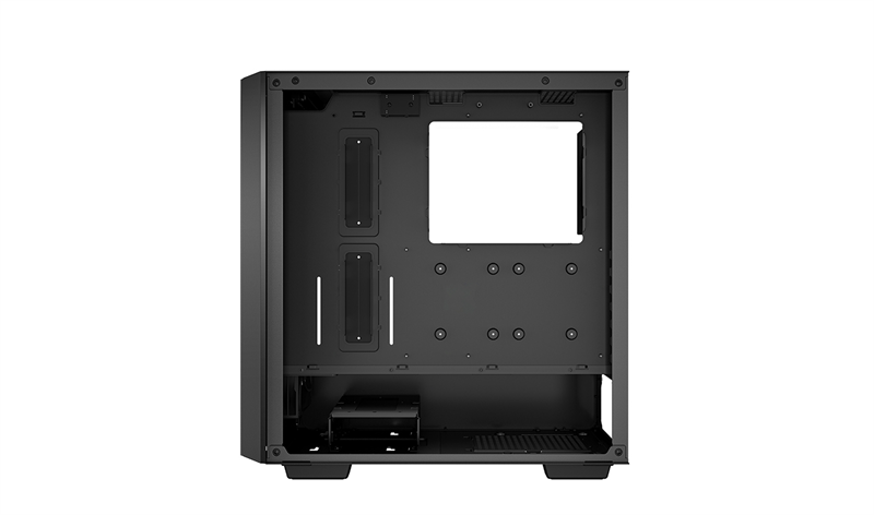 Deepcool CG560 без БП, боковое окно (закаленное стекло), 3xARGB LED 120мм вентилятора спереди и 1x140мм вентилятор сзади, черный, ATX