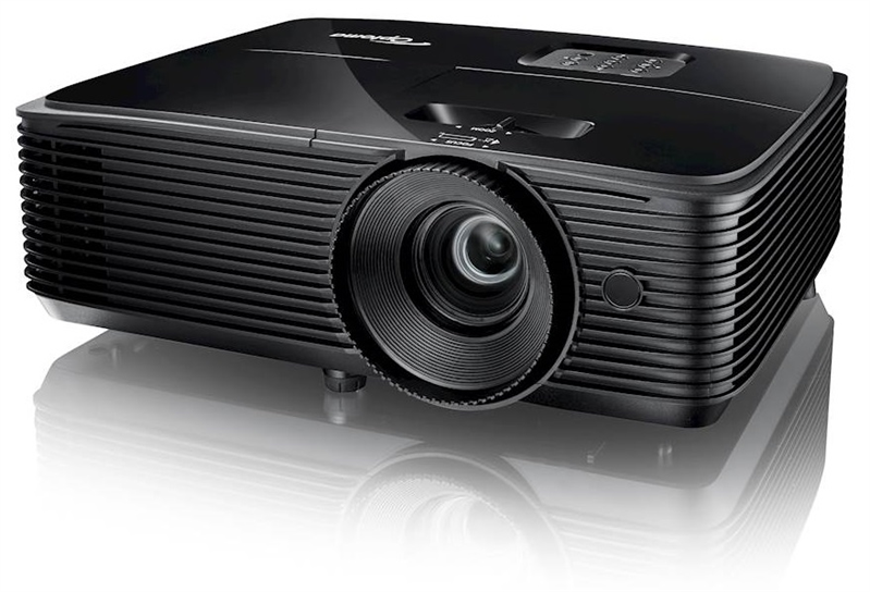 Optoma DX322 (DLP, XGA(1024x768), 3800Lm, 22000:1, HDMI, VGA, Composite video, Audio-in 3.5mm, VGA-Out, Audio-Out 3.5mm, 1*10W speaker, Black)
