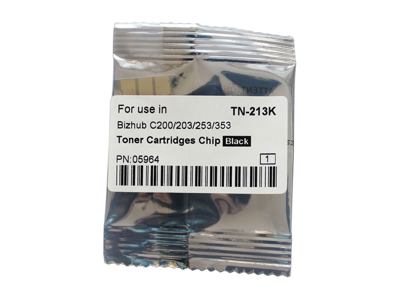 Чип картриджа для KONICA MINOLTA Bizhub C200/C200E/C203/C253/C353 (CET) Black, (WW), 20000 стр., (унив.), CET5964