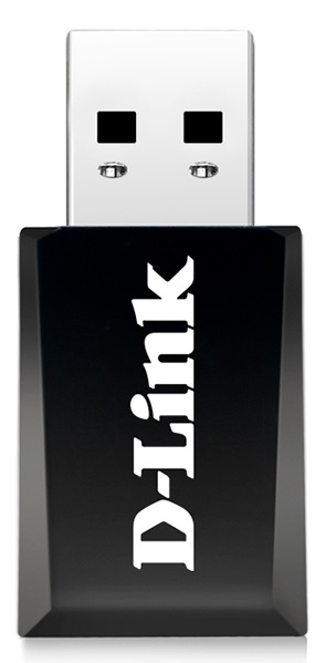 D-Link Беспроводной двухдиапазонный USB 3.0 адаптер AC1200, 2 внутренние антенны 2 дБи