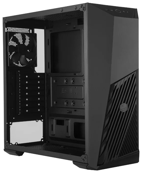 Cooler Master MasterBox K501L, 1xUSB3.0, 1xUSB2.0, 1x120 Fan, 1x120 Red Led Fan, w/o PSU, Black, ATX