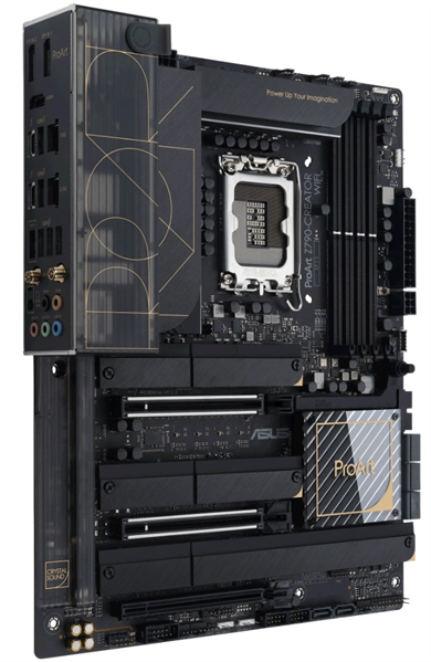 ASUS PROART Z790-CREATOR WIFI, LGA1700, Z790, 4*DDR5, HDMI, 8*SATA, 5*M.2, 6*USB 3.2, 4*USB 2.0, Type-C, 3*PCIx16, 2*DP+HDMI, ATX; 90MB1DV0-M0EAY0