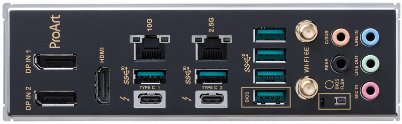 ASUS PROART Z790-CREATOR WIFI, LGA1700, Z790, 4*DDR5, HDMI, 8*SATA, 5*M.2, 6*USB 3.2, 4*USB 2.0, Type-C, 3*PCIx16, 2*DP+HDMI, ATX; 90MB1DV0-M0EAY0