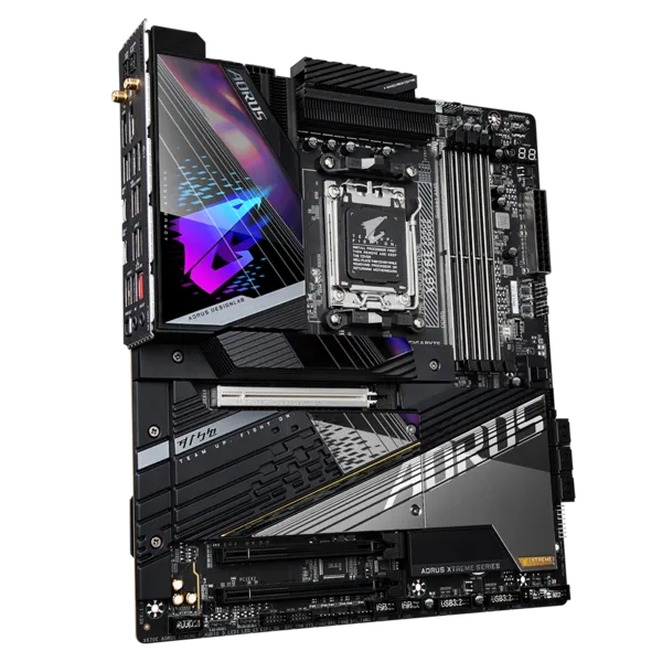 GIGABYTE X670E AORUS XTREME, AM5, X670, 4*DDR5, 6*SATA, 4*M.2, 6*USB 3.2, 4*USB 2.0, Type-C, 3*PCIx16, HDMI+DP, ATX