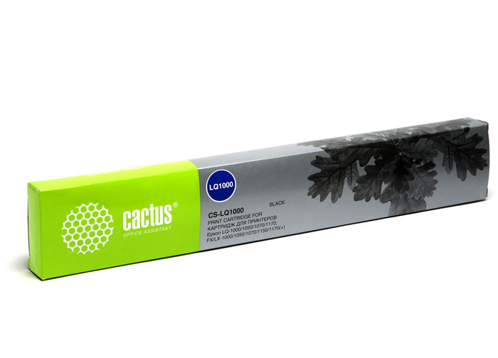 Cactus CS-LQ1000 C13S015020BA черный для Epson LQ-1000/1050/1070/1170/FX100/105/LX-1000/1050/1070/1150/1170