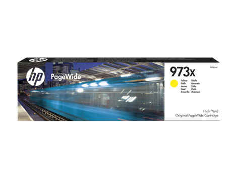 Cartridge HP 973X PageWide увеличенной емкости, для PW Pro 477/452, желтый (7000 стр.)