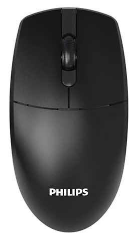 Philips Беспроводная Мышь SPK7347 2,4 GHz , 3 кноп., 1600dpi, Чёрный