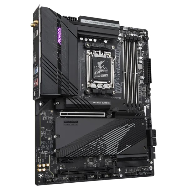 GIGABYTE B650 AORUS PRO AX, AM5, B650, 4*DDR5, 4*SATA, 3*M.2, 7*USB 3.2, 4*USB 2.0, Type-C, 2*PCIx16, 1*PCIx1, HDMI, ATX