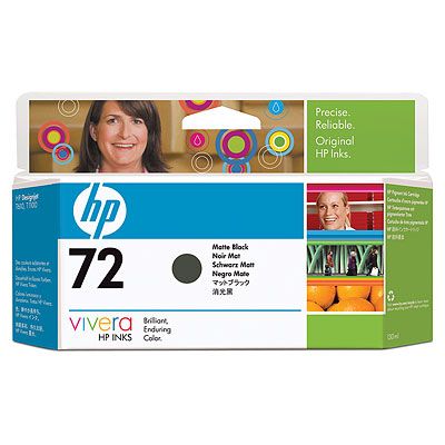 Cartridge HP 72 для DJ T610/T620/T770/T1100/T1120/ T1200/T2300/T1300/T790, черный матовый (130 мл)
