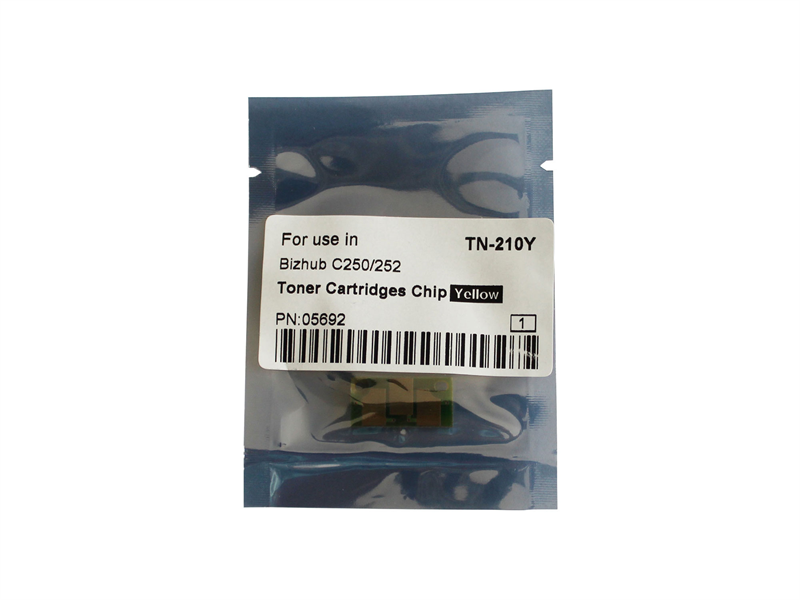 Чип картриджа для KONICA MINOLTA Bizhub C250/C252 (CET) Yellow, (WW), 12000 стр., CET5692