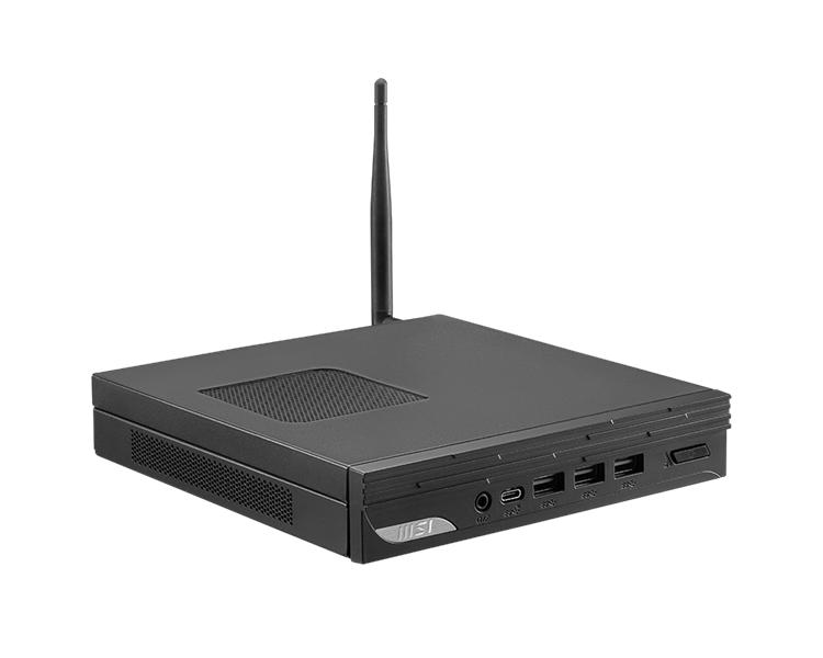 MSI Pro DP10 13M Mini Core i3-1315U (1.2GHz), 8Gb DDR4 SO-DIMM, 256GB SSD M.2, Intel UHD Graphics 730, noDVD, WiFi, BT, 120W, VESA, VGA, noOS, 1y war-ty