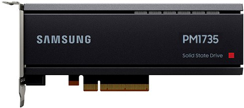 Samsung Enterprise SSD, HHHL, PM1735, 1600GB (1.6TB), NVMe, PCIe Gen4, R7000/W2400Mb/s, IOPS(R4K) 1000K/200K, MTBF 2M, 3DWPD/5Y, OEM, (repl. MZPLL1T6HAJQ-00005)